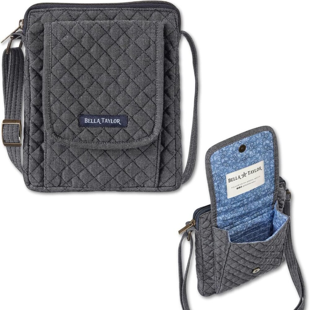 Mini Crossbody Purse with Built In Wallet